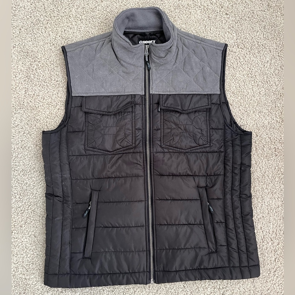 Hooey Packable Vest Black/Charcoal